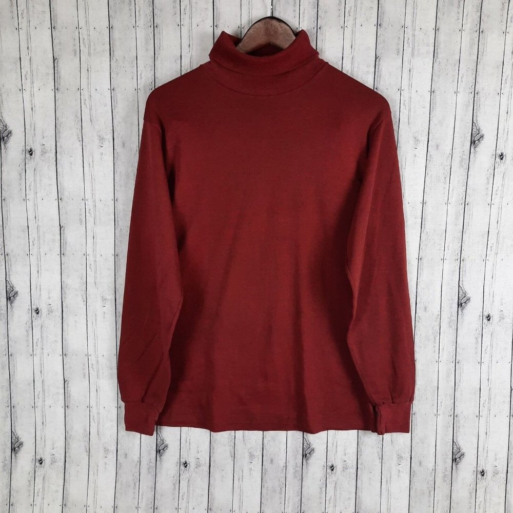 Northwestern Knitting Company Turtleneck Sweatshirt Men's Large Munsingwear